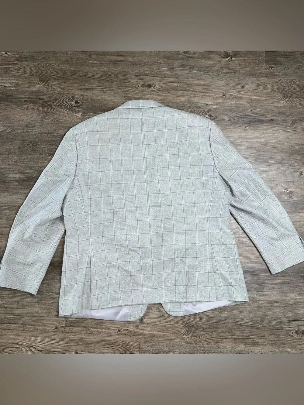 Lauren Ralph Lauren Suit Jacket 46S Wool Silk Business Designer Preppy Luxury